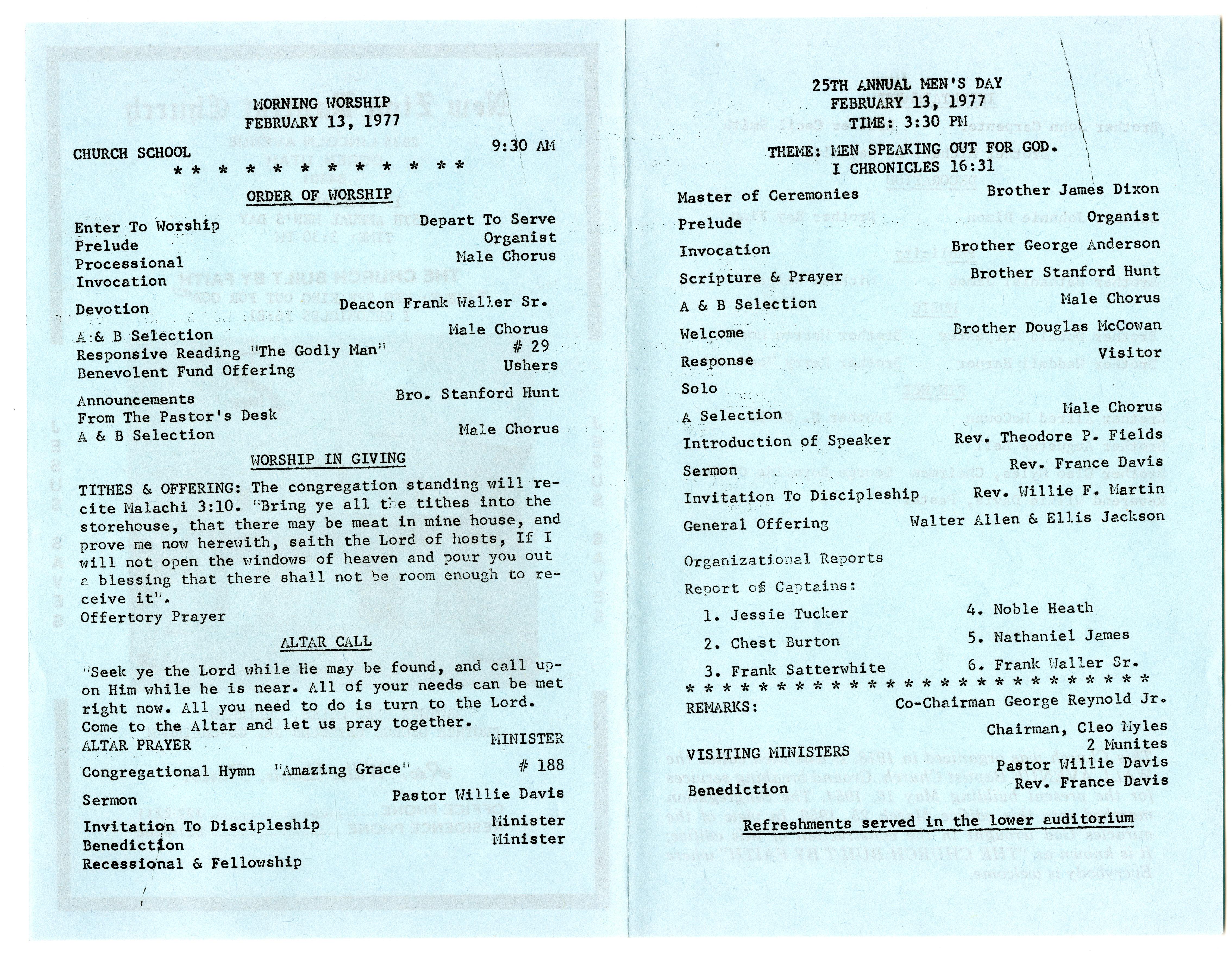 Box 07, Folder 9: Mental Health Black Advisory Committee