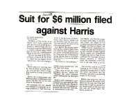 Box 36, Folder 3: Newspapers - Reverend Robert Harris