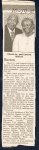 Box 35, Folder 10: Newspapers - Life events and celebrations Box 35, Folder 10: Newspapers - Life events and celebrations