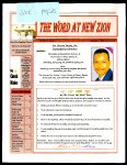 Box 33, Folder 4: The word at New Zion newsletter, 2008