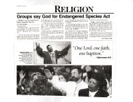 Box 36, Folder 1: Newspapers - Religion