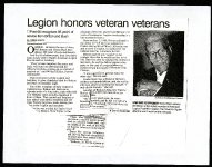 Box 36, Folder 9: Newspapers - Veterans